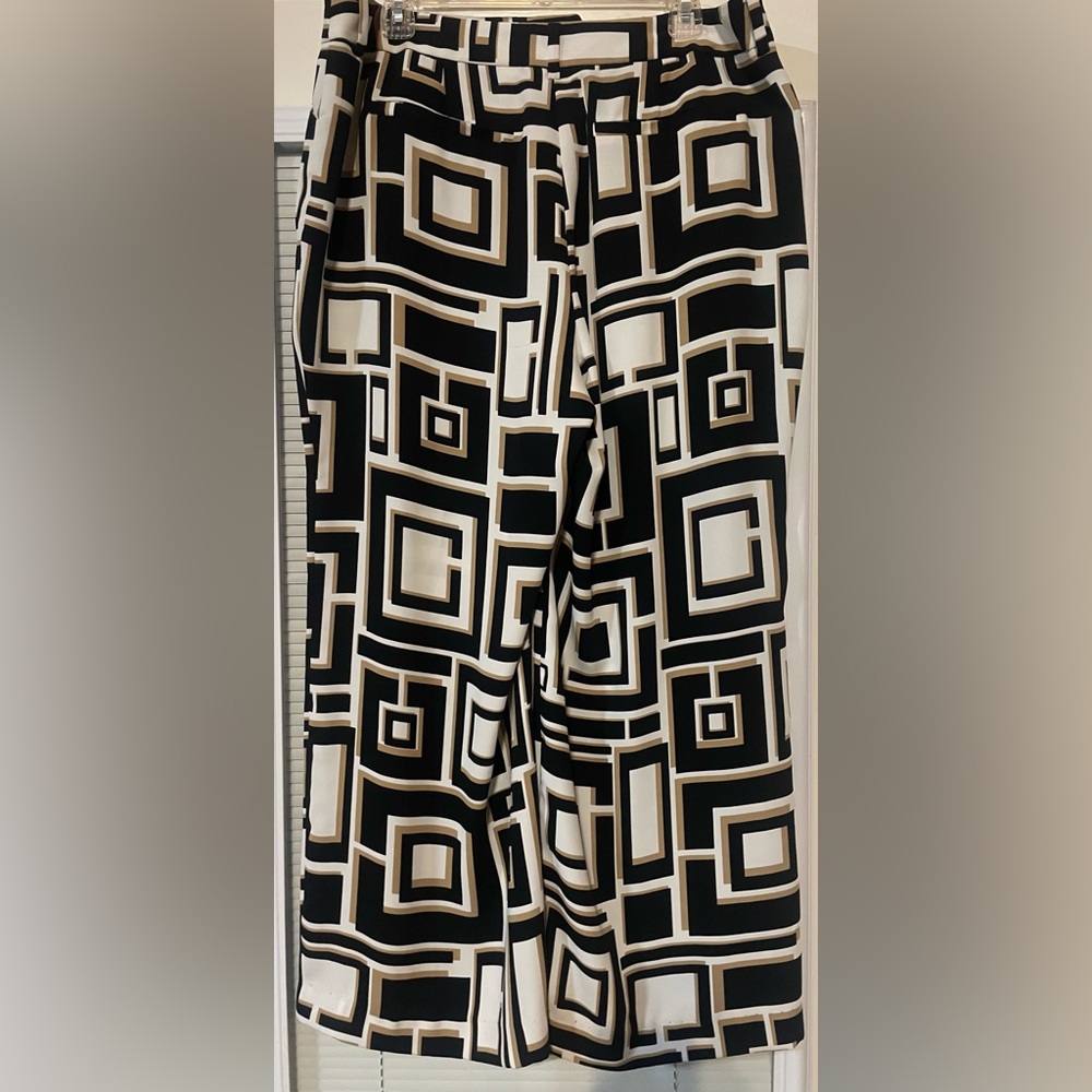 Chico's Bold Geometric Pattern Pants - image 3